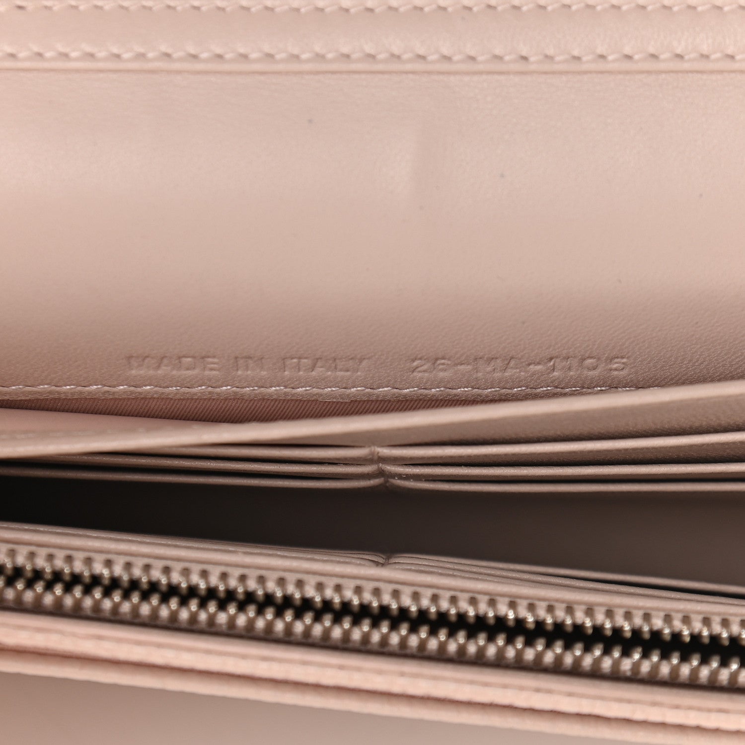 Christian Dior Grained Calfskin Diorama Croisiere Chain Wallet Rose Poudre 7 of 9