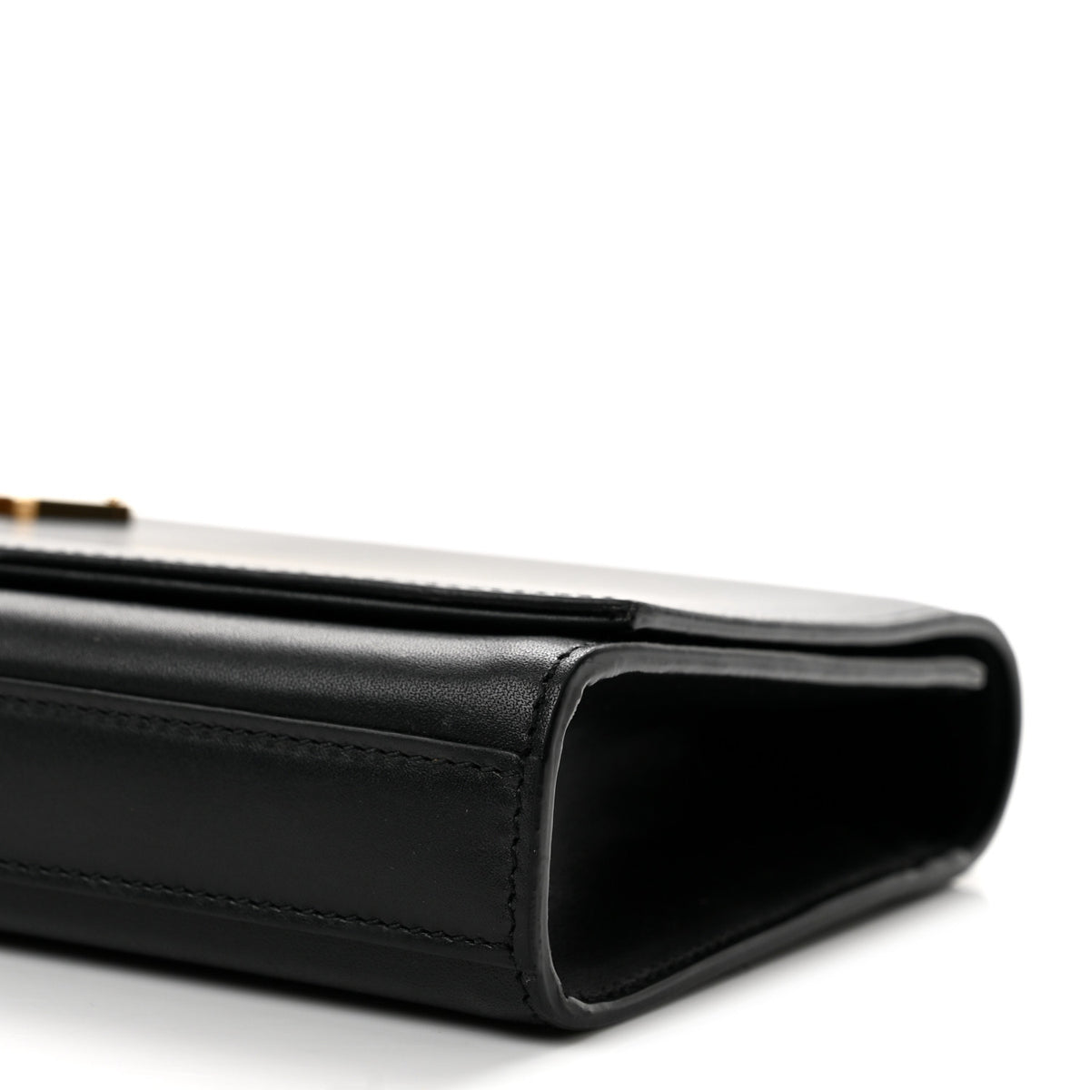 Calfskin Classic Monogram Tassel Clutch Black