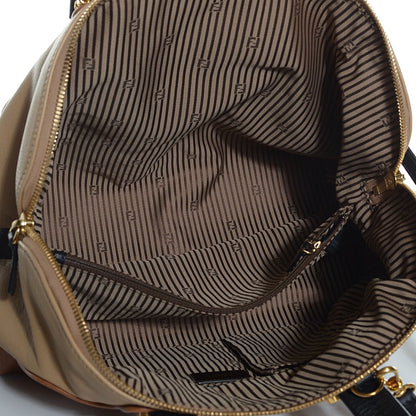 Fendi Calfskin Large Chameleon Tote Cognac Camel Black 5 of 12