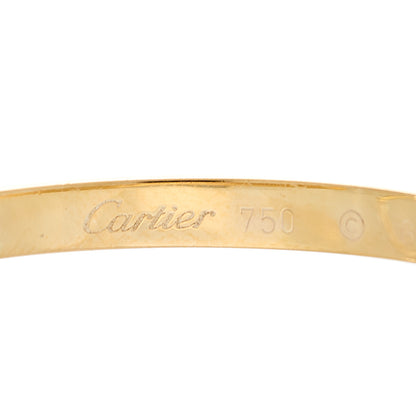 Cartier 18K Yellow Gold Large LOVE Hoop Earrings 4 of 6