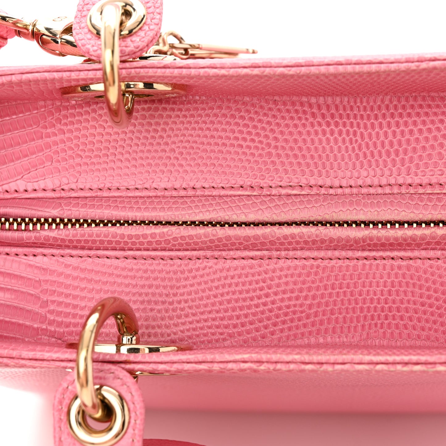 Lizard Medium Lady Dior
