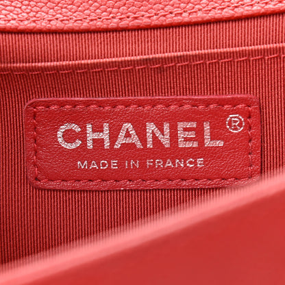 Chanel Caviar Quilted Medium Boy Flap Dark Red 6 of 17