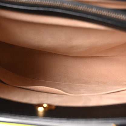 Gucci Calfskin Medium Diana Tote Bag Black Yellow Fluo 5 of 10
