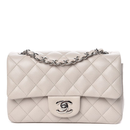 Chanel Caviar Quilted Mini Rectangular Flap Ivory 1 of 11