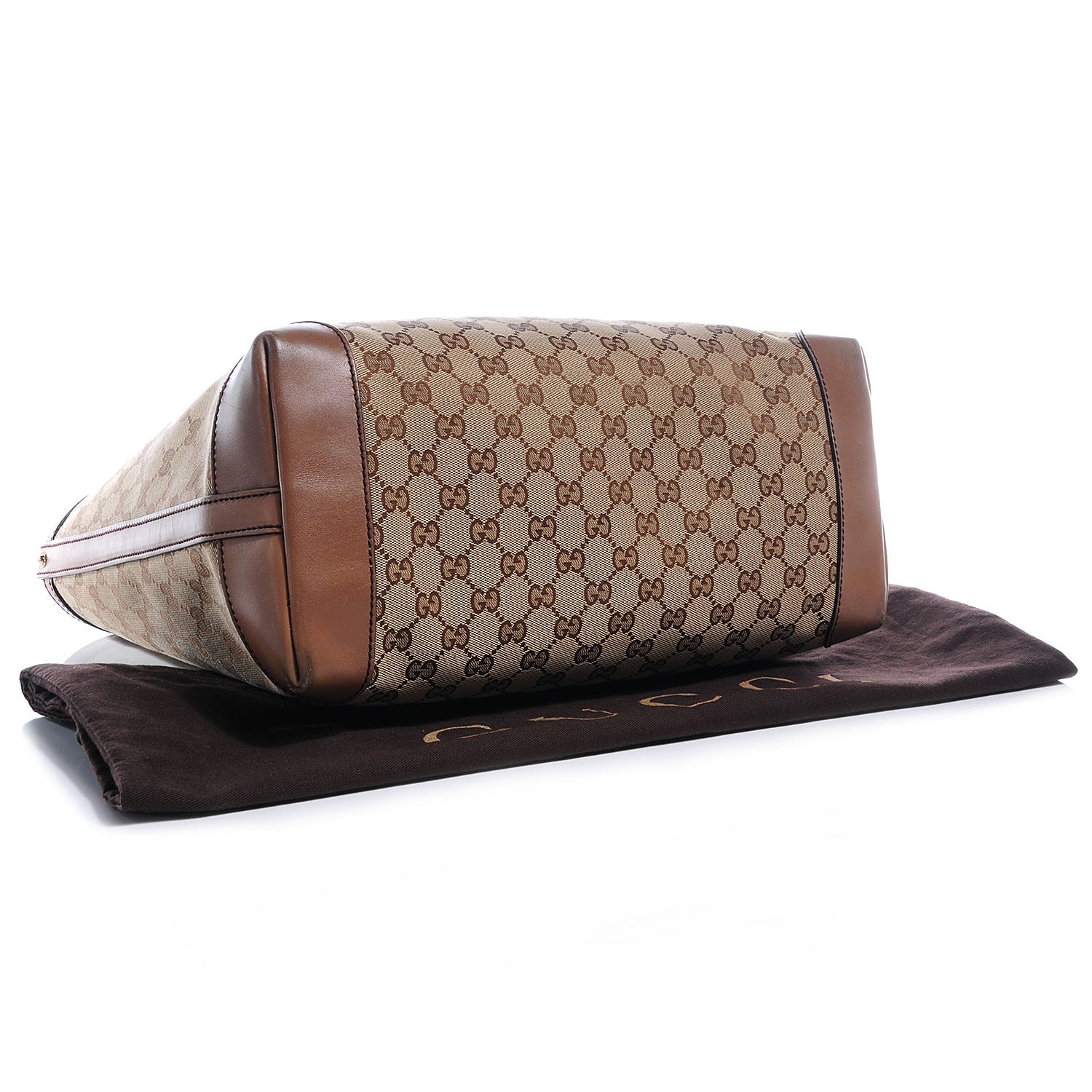 Gucci Monogram Medium Craft Tote Brown 5 of 8
