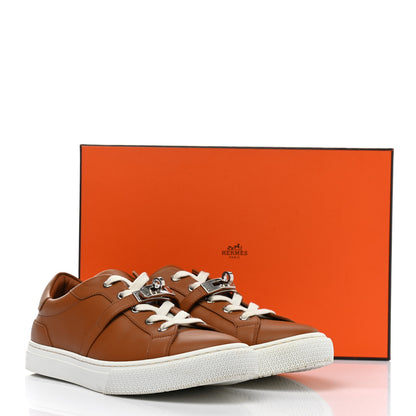 Hermes Calfskin Day Sneakers 38 Naturel 11 of 11