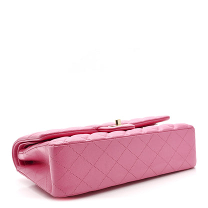 Chanel Caviar Quilted Medium Double Flap Pink 4 of 11