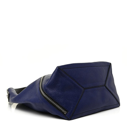 Proenza Schouler Pebbled Calfskin Medium Zip Hobo Blue 4 of 16