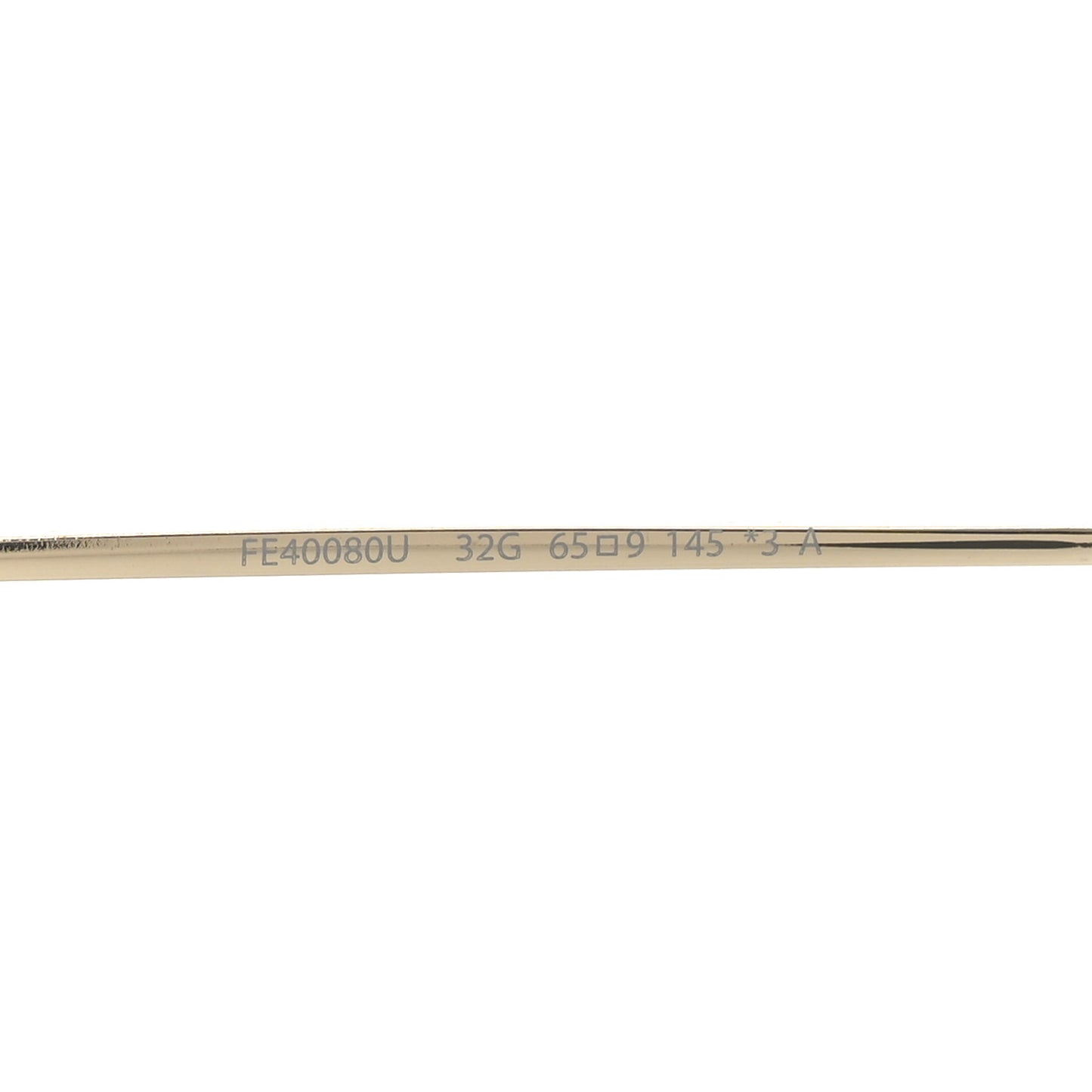 Metal Aviator Sunglasses FE40080U Gold