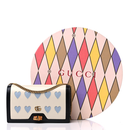 Gucci Calfskin Lovelight Mini Diana Chain Bag Mystic White Paradise Cloude 12 of 12