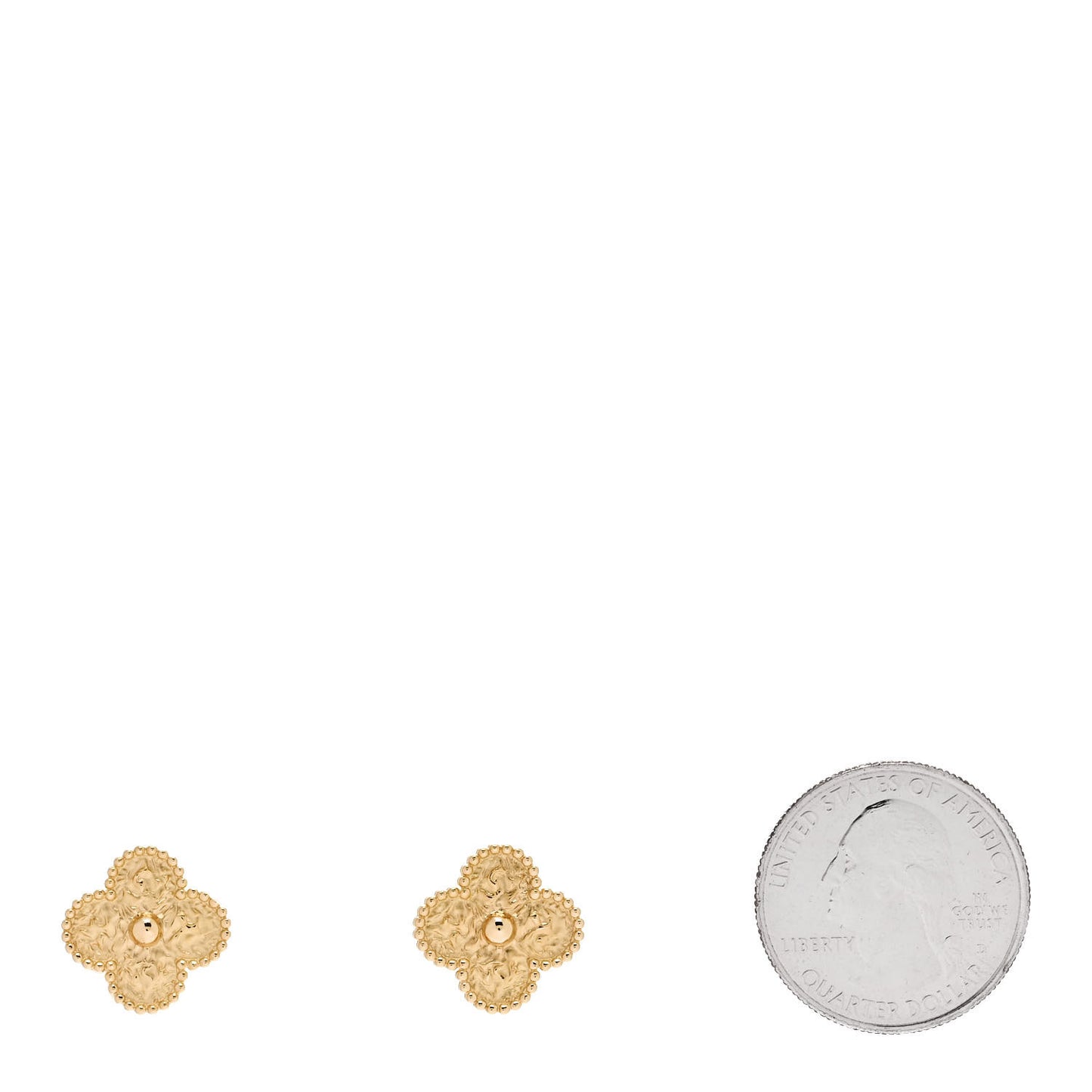 18K Yellow Gold Vintage Alhambra Earrings