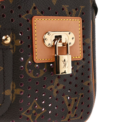 Louis Vuitton Monogram Perforated Pochette Accessories Bag Fuchsia 7 of 12