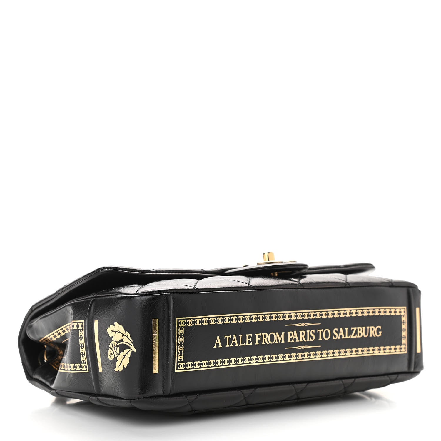 Chanel Hot Stamping Calfskin Tale Of Salzburg Flap Black 4 of 9