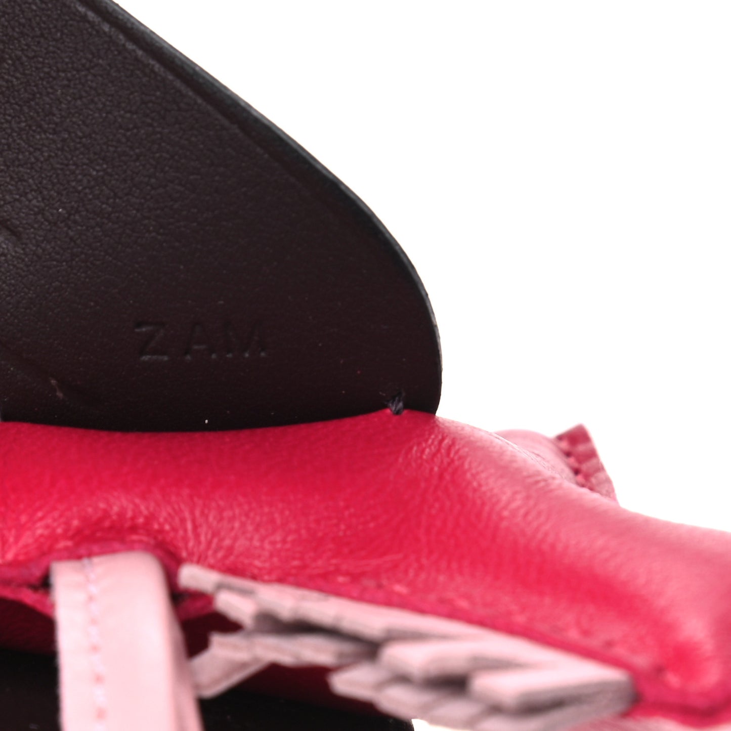 Milo Lambskin Grigri Rodeo Pegase Horse Bag Charm PM Framboise Rose Sakura Rouge Sellier