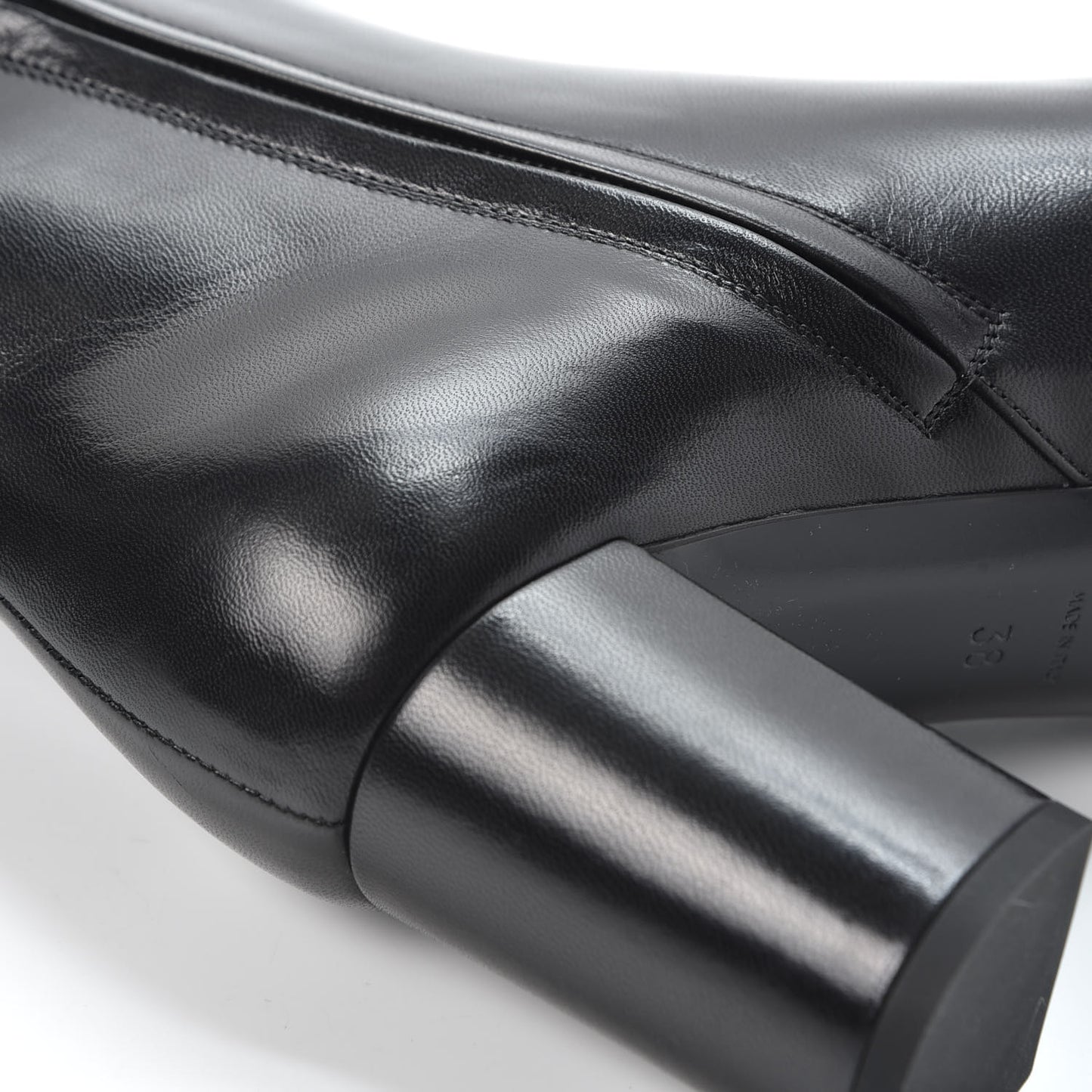 Nappa Loulou Ankle Zip Boot 38 Black