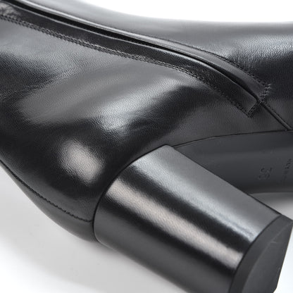 Saint Laurent Nappa Loulou Ankle Zip Boot 38 Black 9 of 11