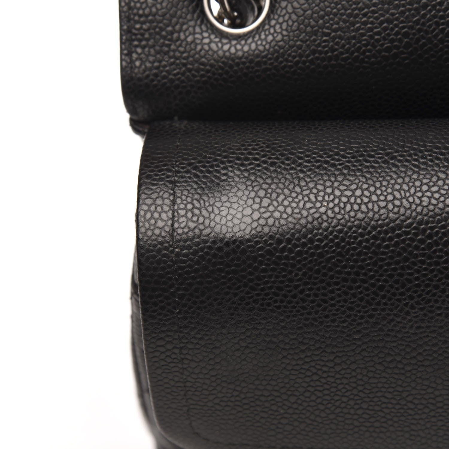 Chanel Caviar Quilted Jumbo Double Flap Black 17 of 20