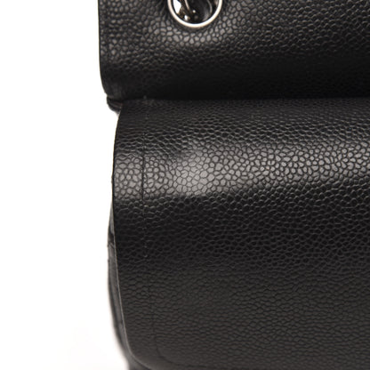 Chanel Caviar Quilted Jumbo Double Flap Black 17 of 20