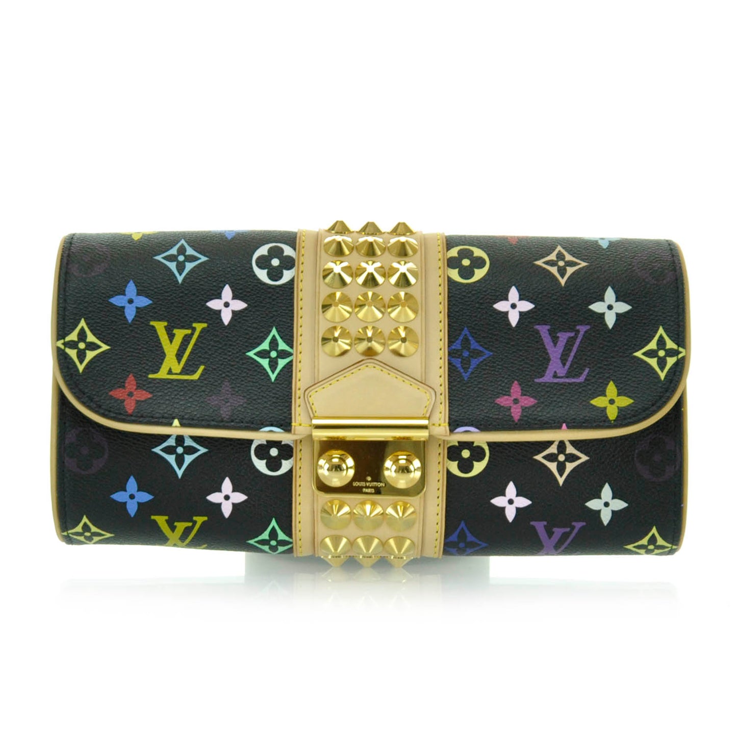 Monogram Multicolor Courtney Clutch Black