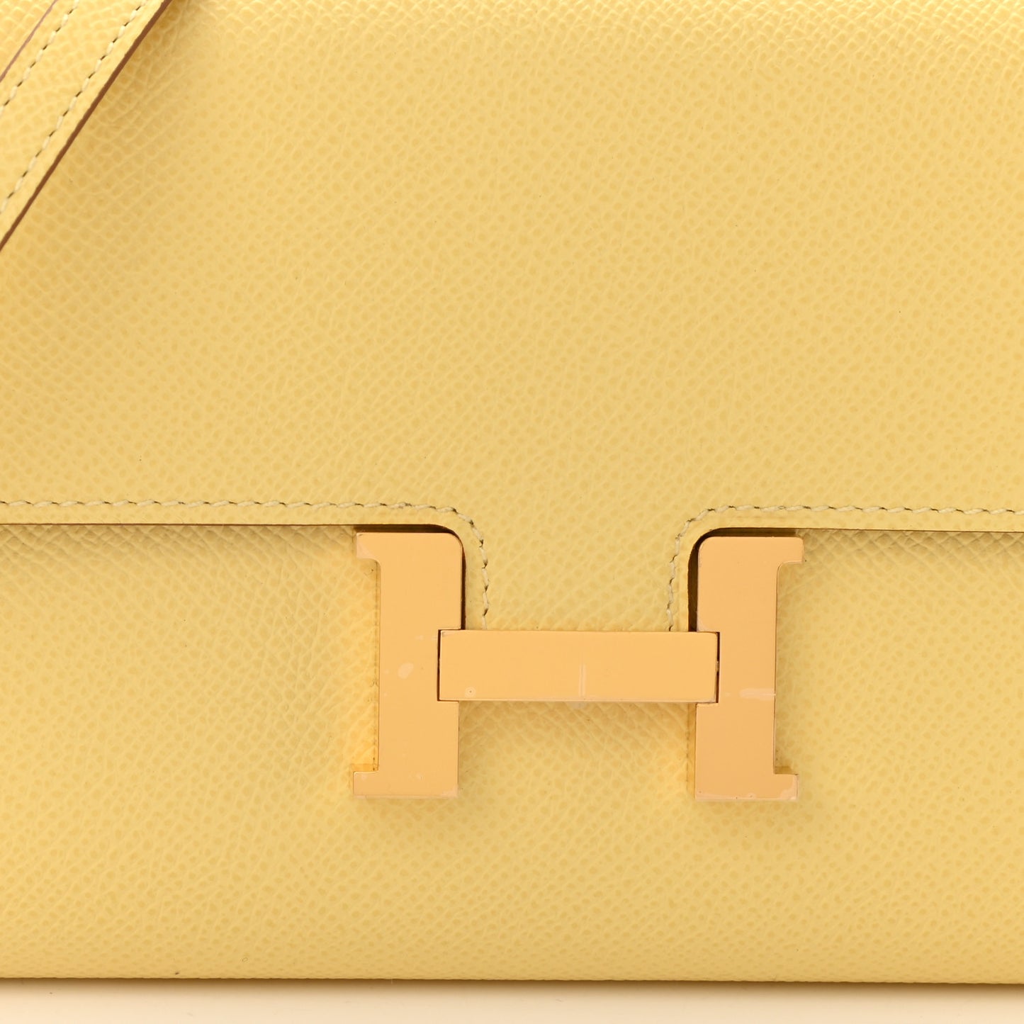 Epsom Constance Long Wallet To Go Wallet Jaune Poussin