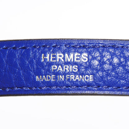 Hermes Taurillon Clemence Kelly Retourne 32 Bleu Electrique 14 of 24
