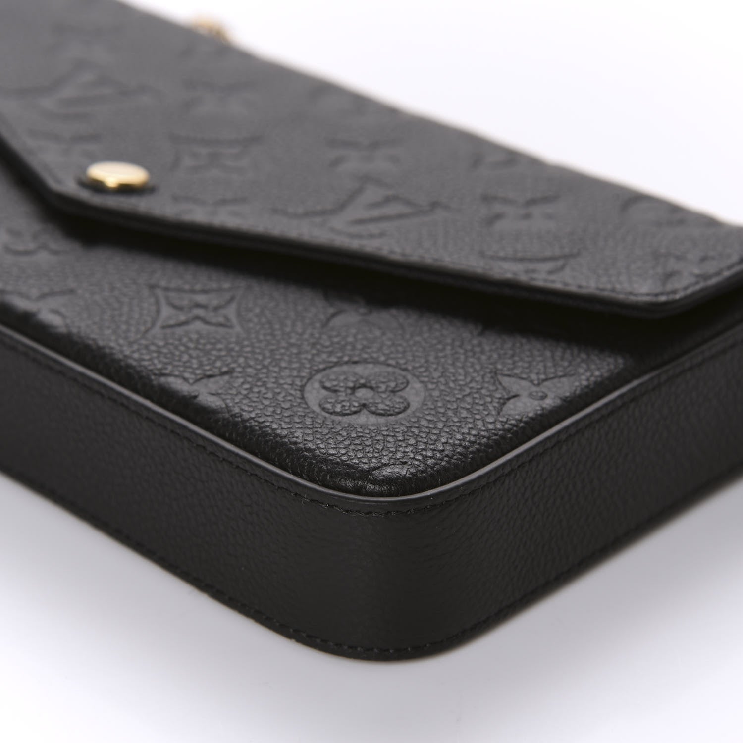 Louis Vuitton Empreinte Pochette Felicie Chain Wallet Black 7 of 11