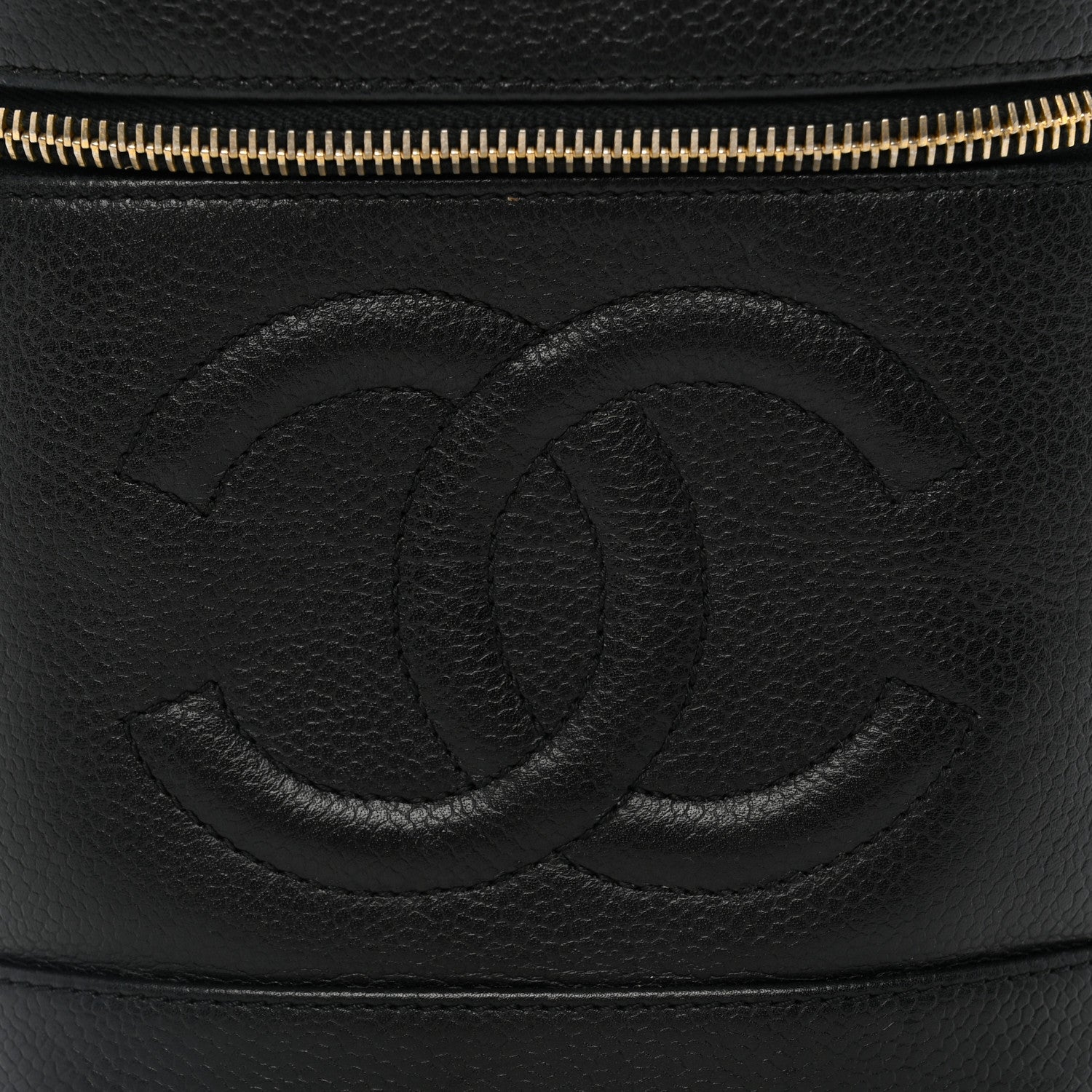 Chanel Caviar Vanity Cosmetic Case Black 9 of 13