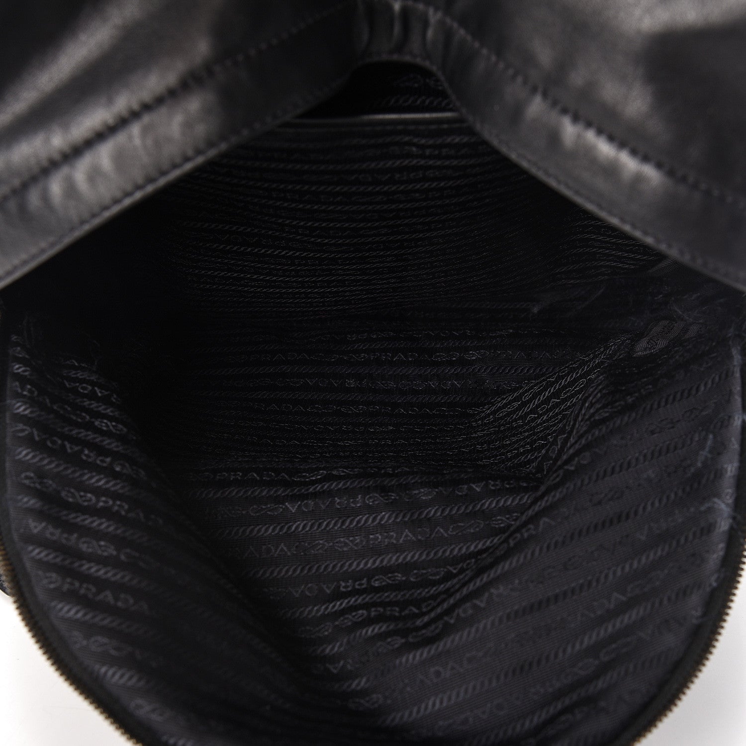 Prada Soft Calfskin Day Backpack Black 5 of 10