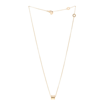 Bulgari 18K Yellow Gold Mini B.Zero1 Pendant Necklace 3 of 5