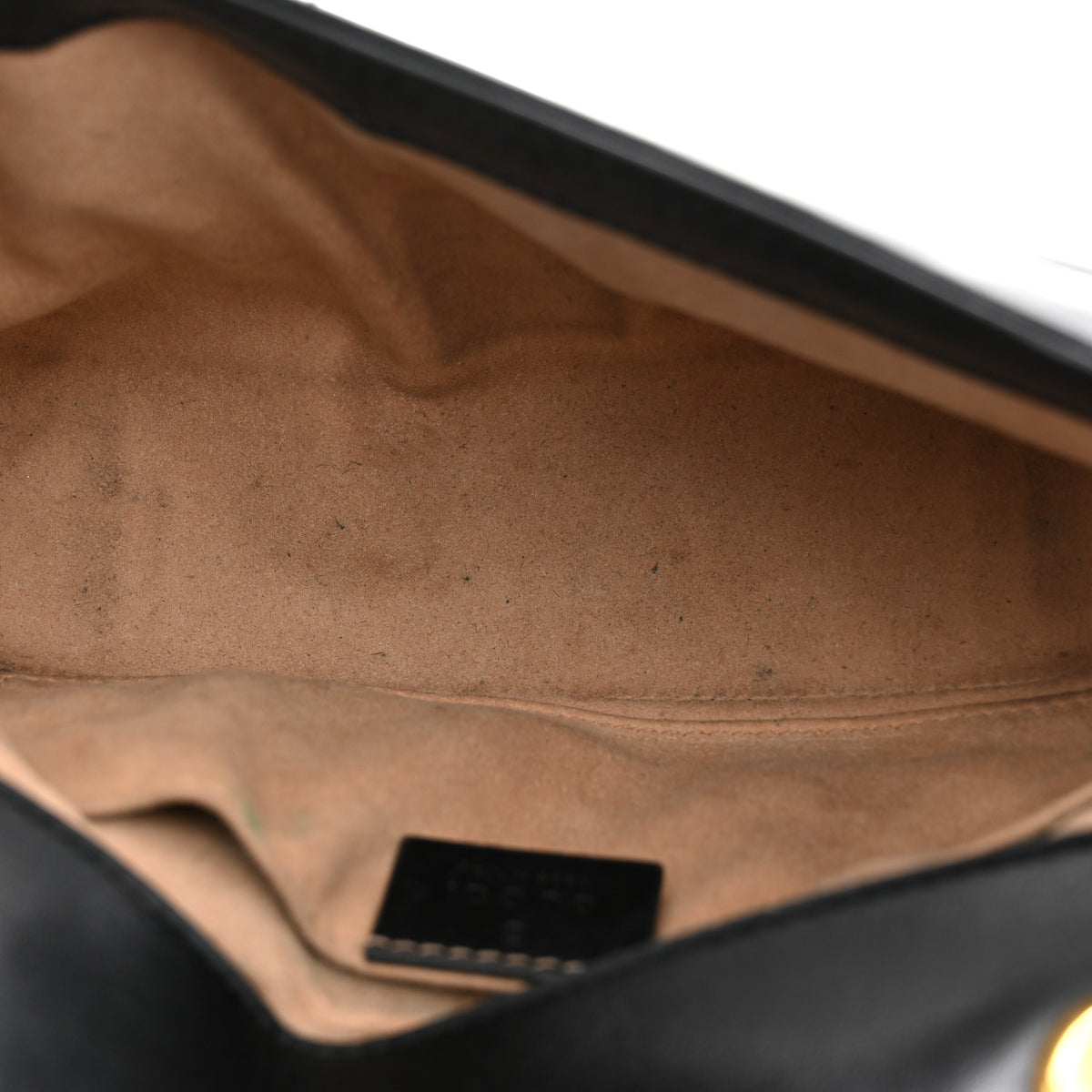 Calfskin Matelasse Mini GG Marmont Shoulder Bag Black