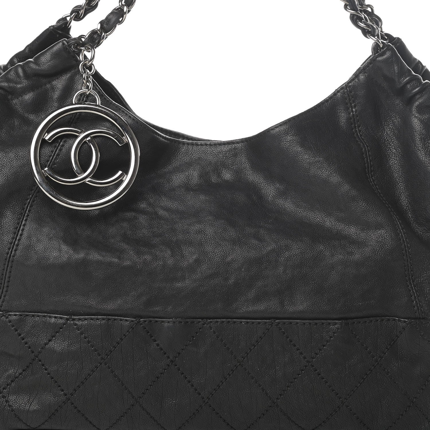 Chanel Calfskin Baby Coco Cabas Black 8 of 10