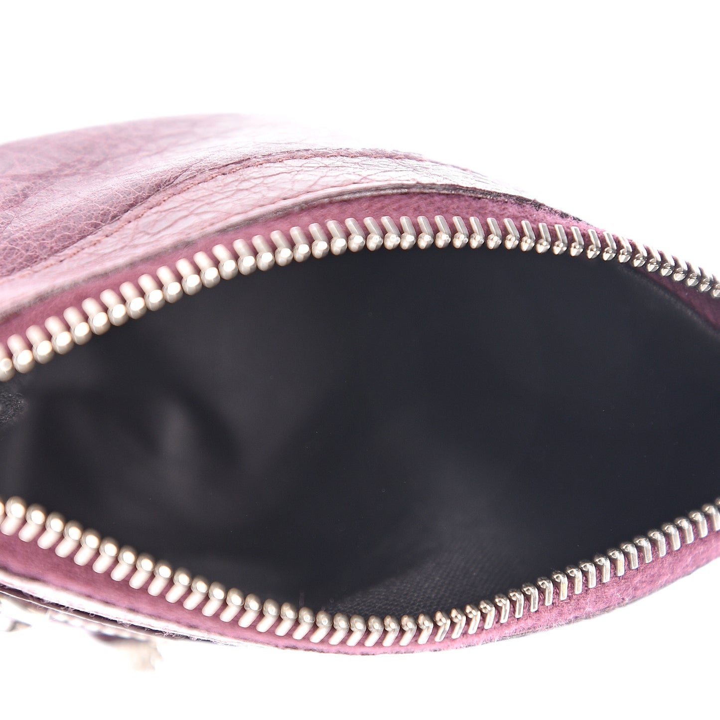 Agneau Giant 12 Silver Hardware Mini Coin Purse Murier
