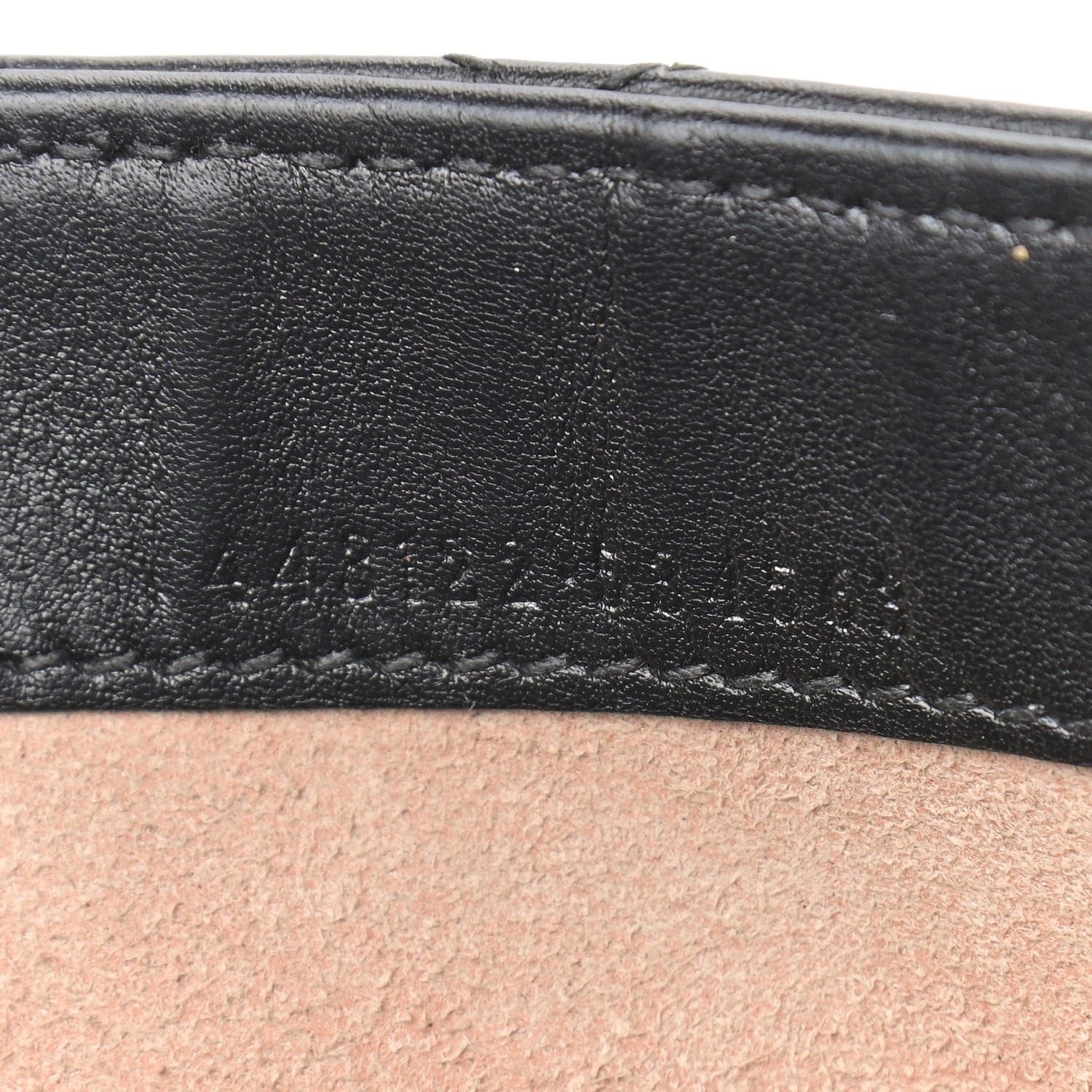 Gucci Calfskin Matelasse Mini GG Marmont Chain Wallet Black 7 of 17