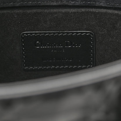 Christian Dior Calfskin Cannage Diamond Medium Lady D-Joy Black 6 of 11