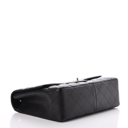 Chanel Caviar Quilted Jumbo Single Flap Black 4 of 8