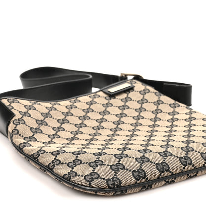 Gucci GG Monogram Messenger Bag Black 9 of 10