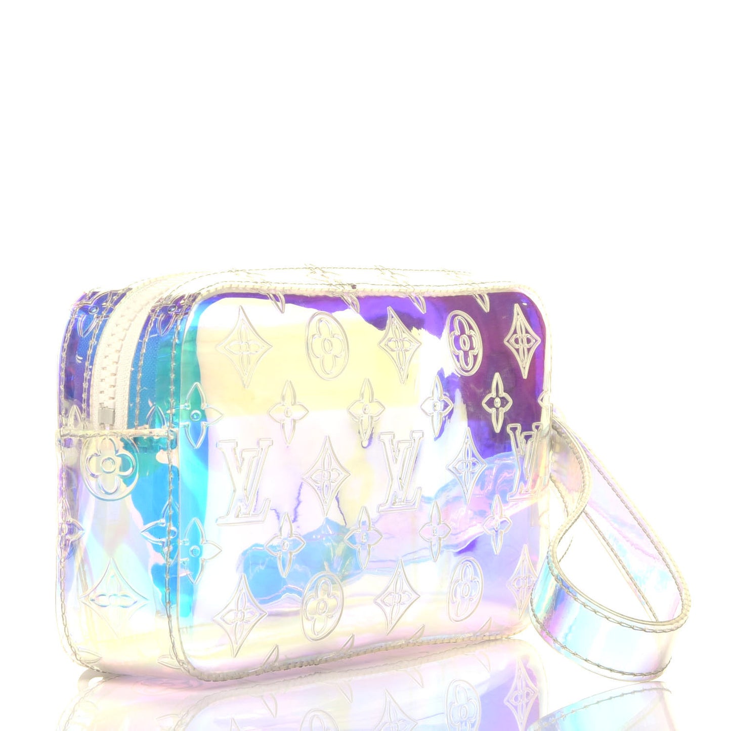 PVC Monogram Pochette Volga Iridescent Prism