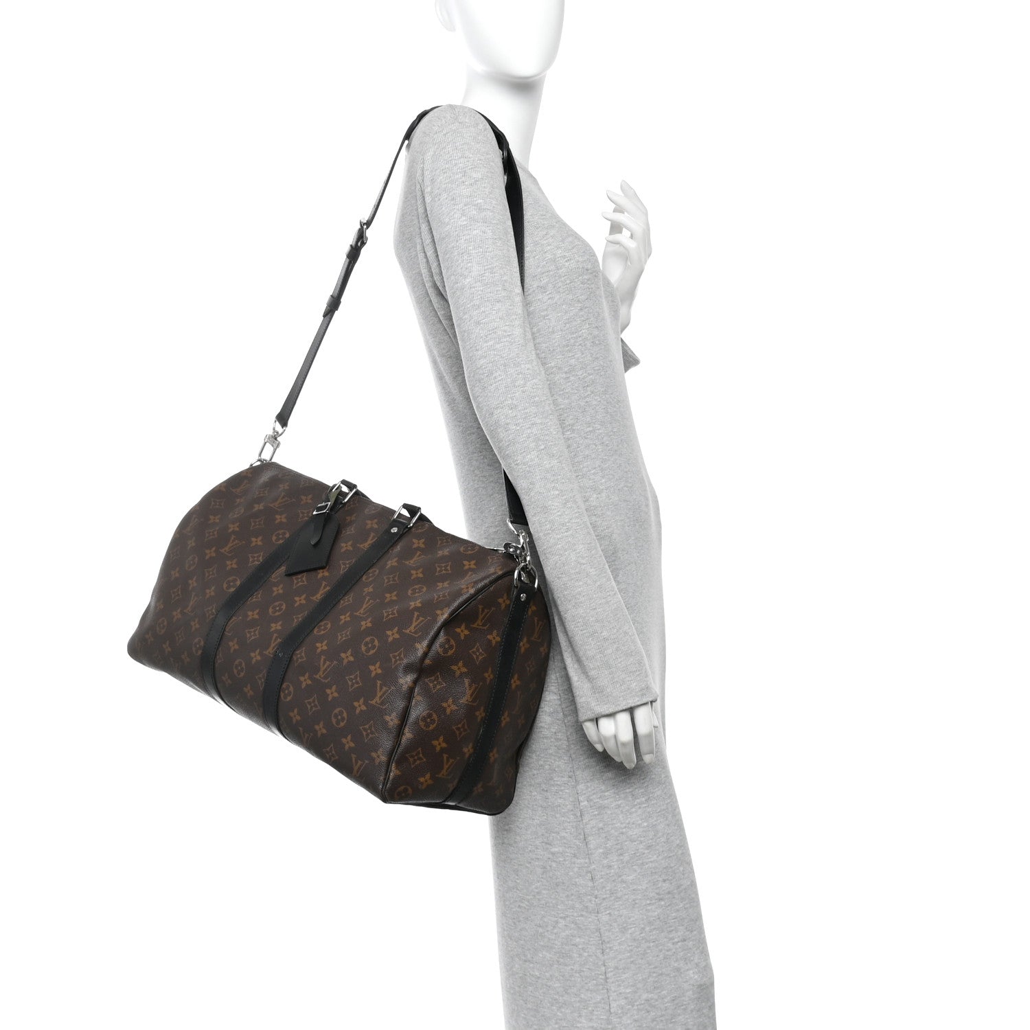 Louis Vuitton Damier Ebene Keepall Bandouliere 45 2 of 12