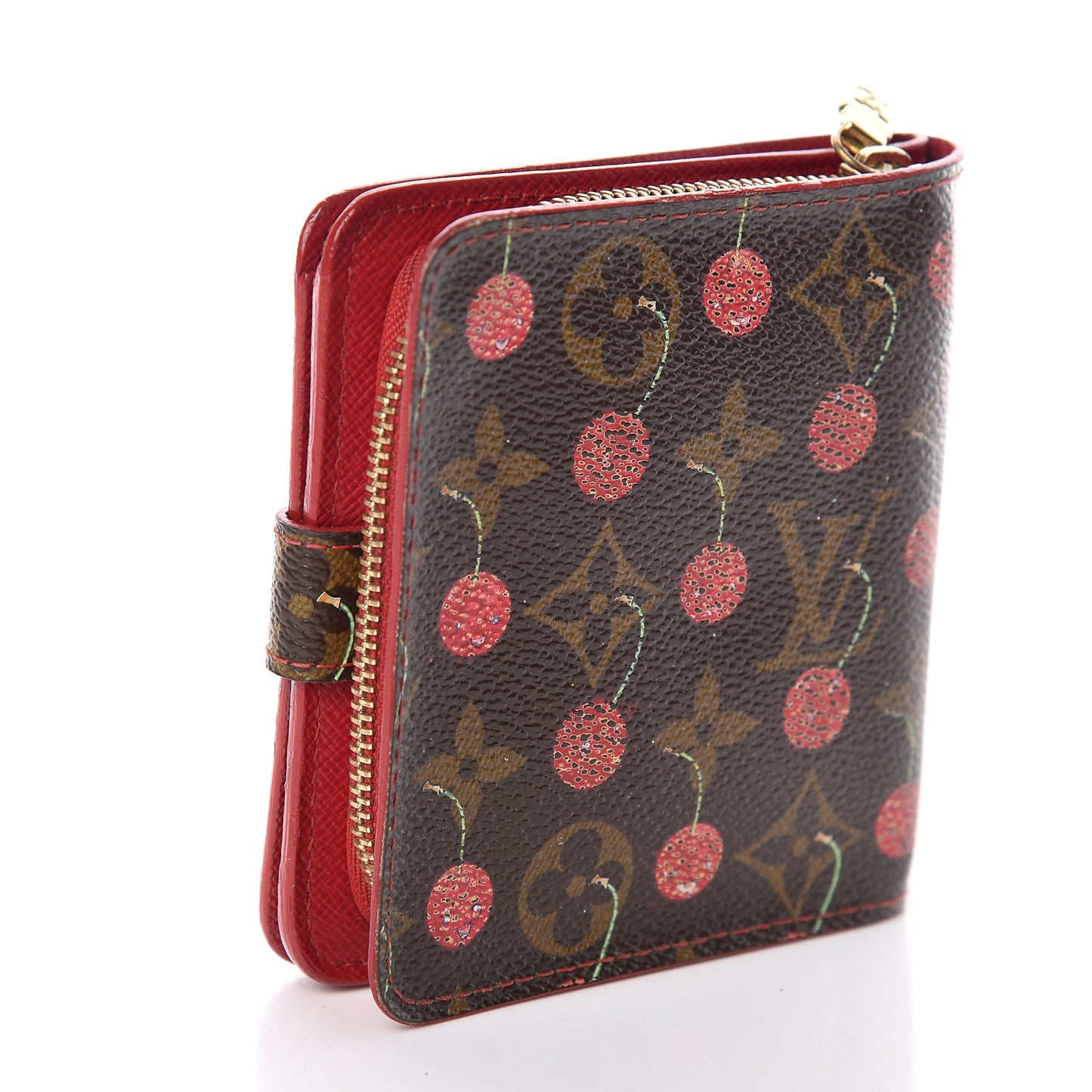 Monogram Cerises Compact Zippe Wallet