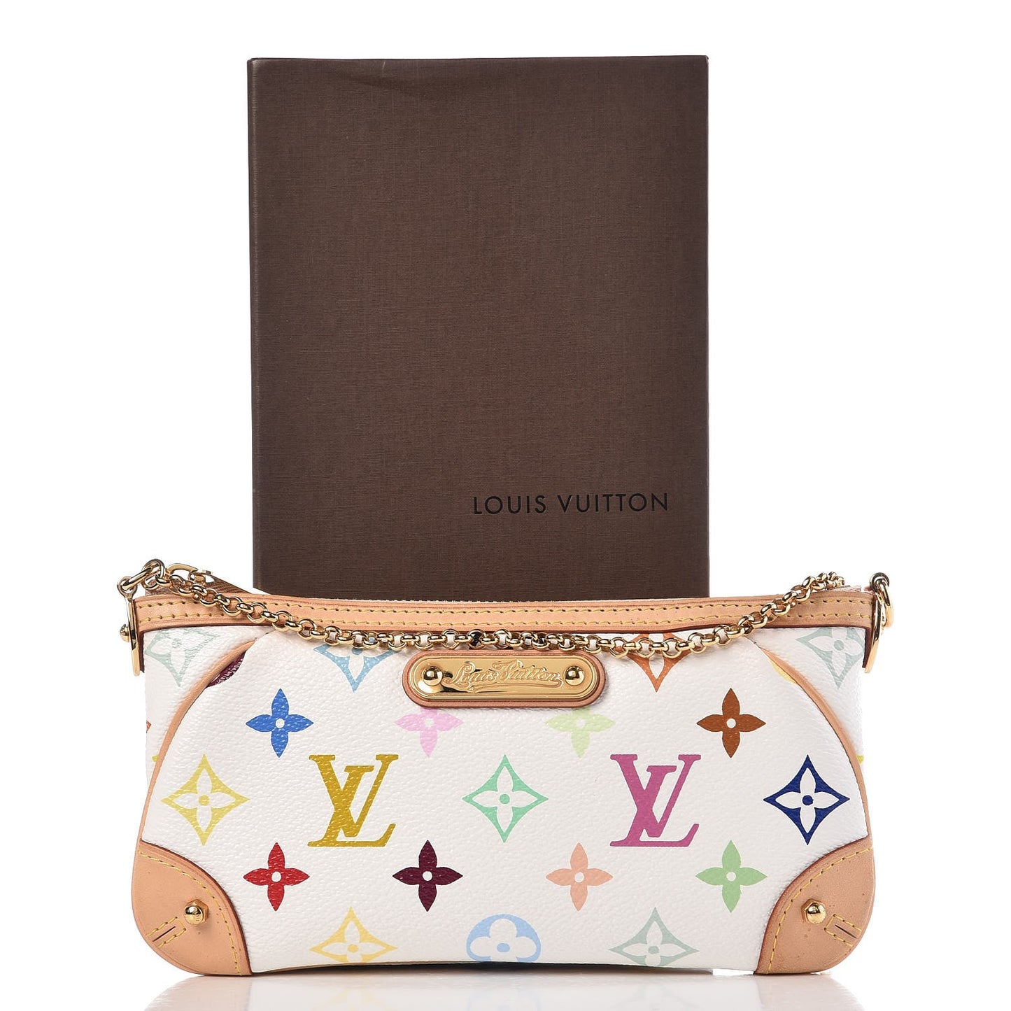Monogram Multicolor Pochette Milla MM White