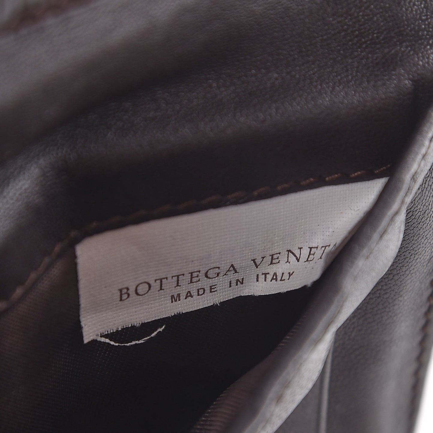Nappa Intrecciato French Flap Wallet Ebano