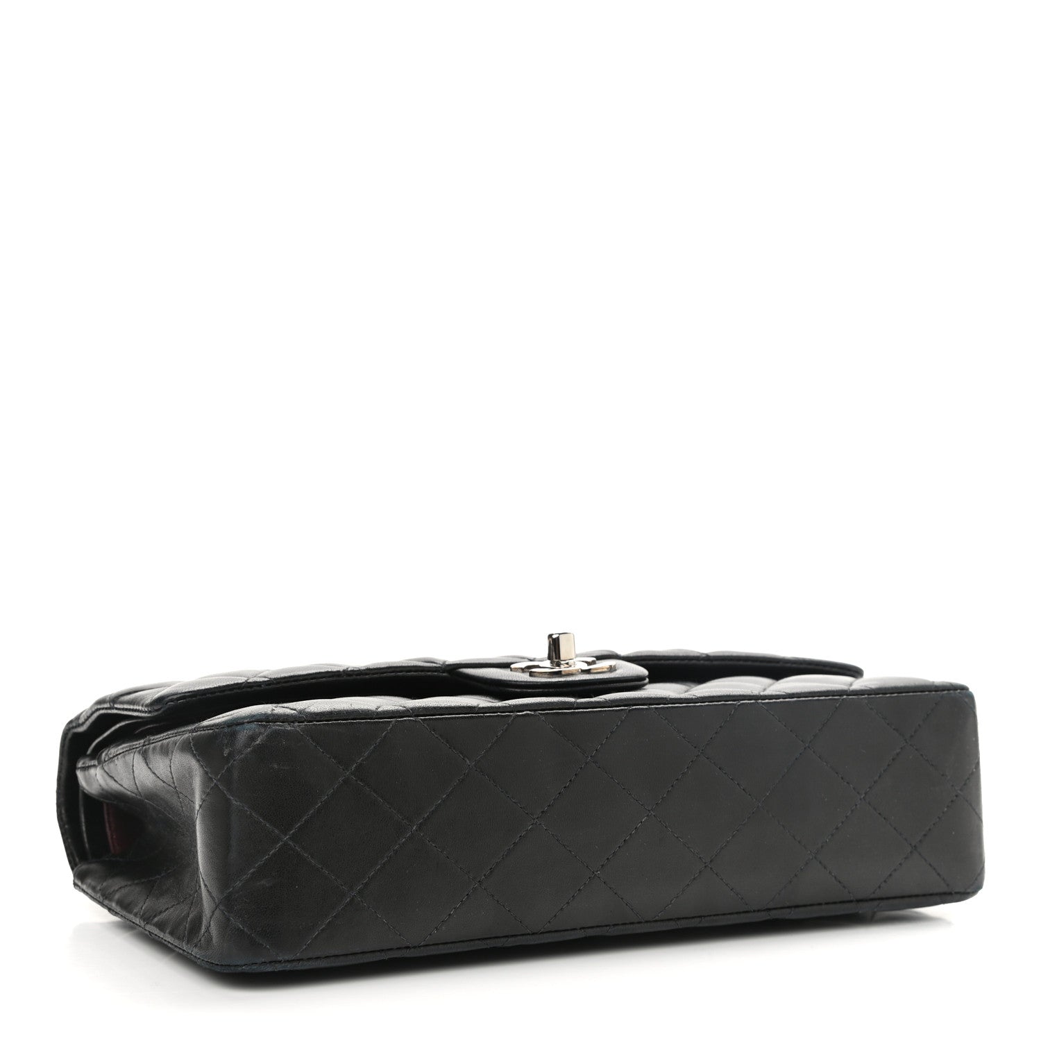 Chanel Lambskin Quilted Medium Double Flap Black 4 of 16