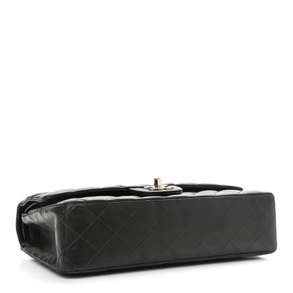 Chanel Lambskin Quilted Medium Double Flap Black 4 of 16