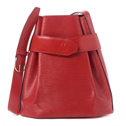 Louis Vuitton Epi Sac D'Epaule Castillan Red 1 of 8