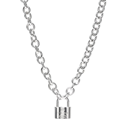 Tiffany Sterling Silver 1837 Lock Charm Necklace 1 of 6