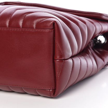 Saint Laurent Calfskin Y Quilted Monogram Medium Loulou Chain Satchel Palissandre 11 of 11