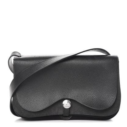 Hermes Vache Liegee Toile Sac Colorado PM Black 1 of 14