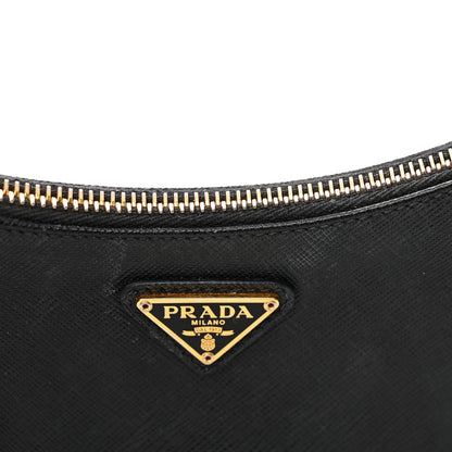 Prada Saffiano Lux Re-Edition 2005 Shoulder Bag Black 11 of 13