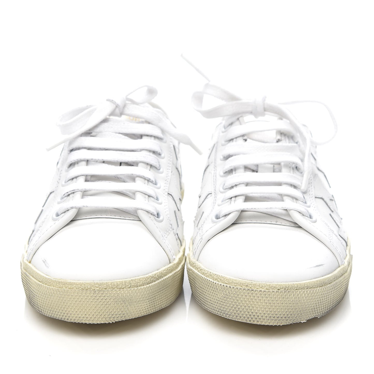 Nappa Star Court Sneakers 37 White