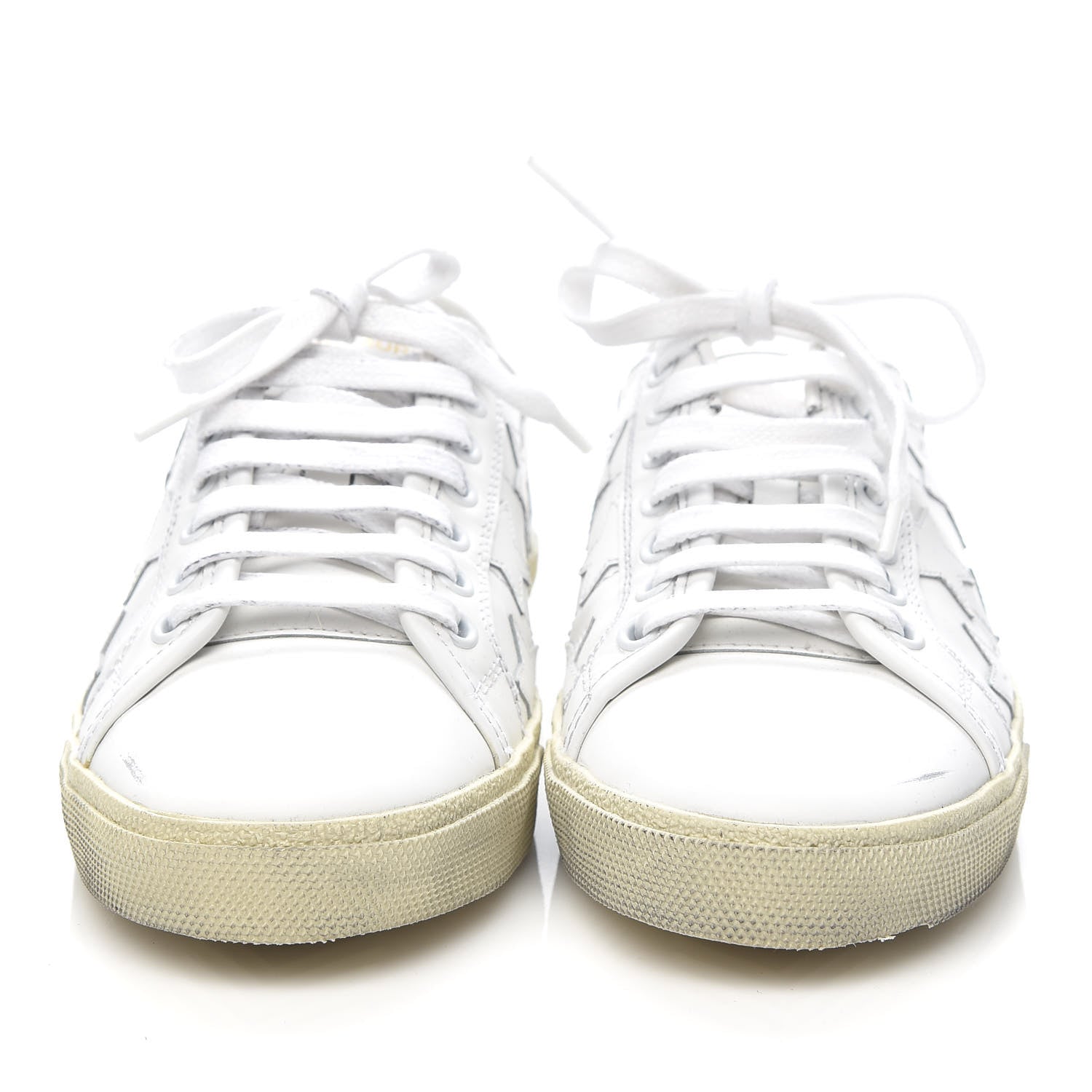Saint Laurent Nappa Star Court Sneakers 37 White 2 of 10